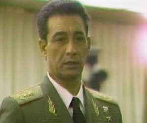 El general de división Arnaldo Ochoa, ejecutado el 13 de julio de 1989